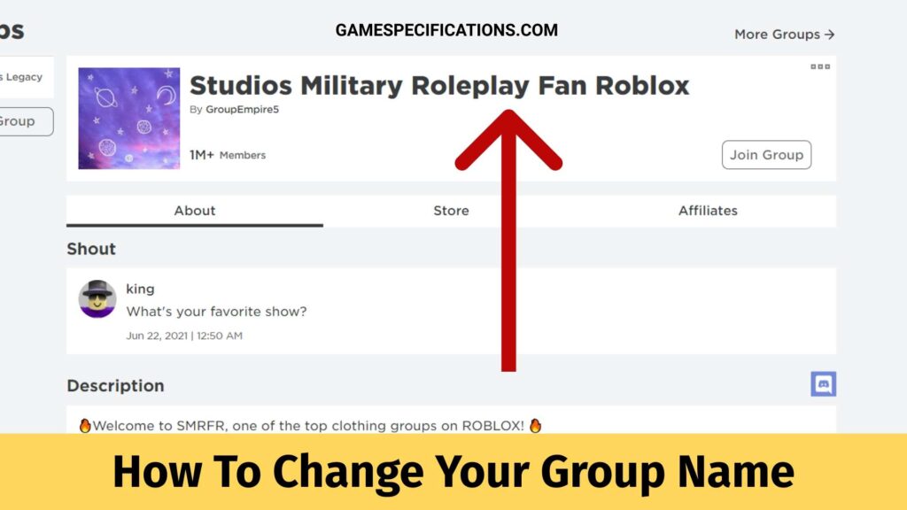 How To Change Your Group Name On Roblox