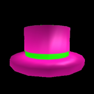 Neon Pink Top Hat