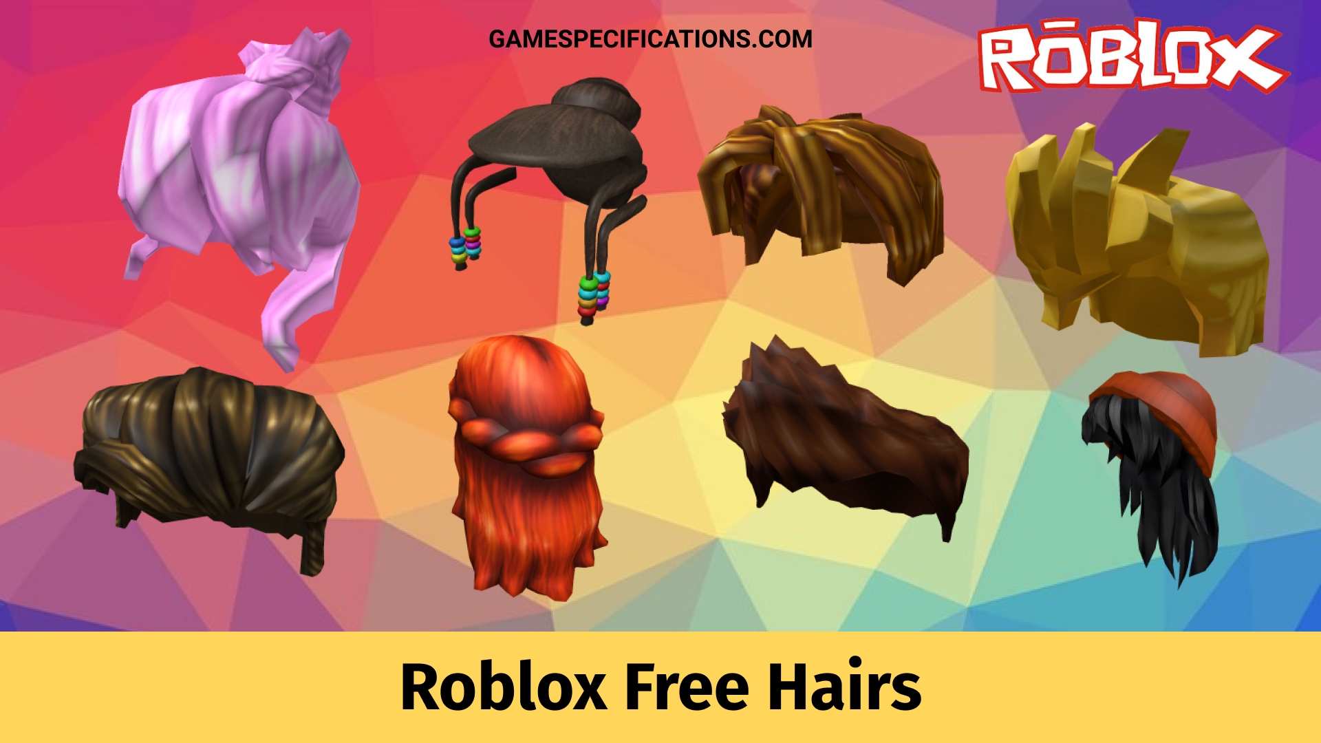 Roblox Free Hairs For Awesome Aesthetics Game Specifications - all free hair roblox