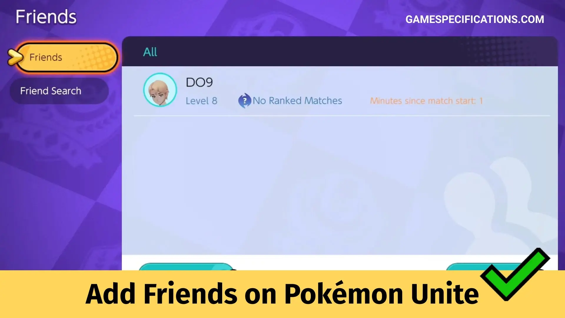 How To Add Friends On Pokémon Unite - Game Specifications