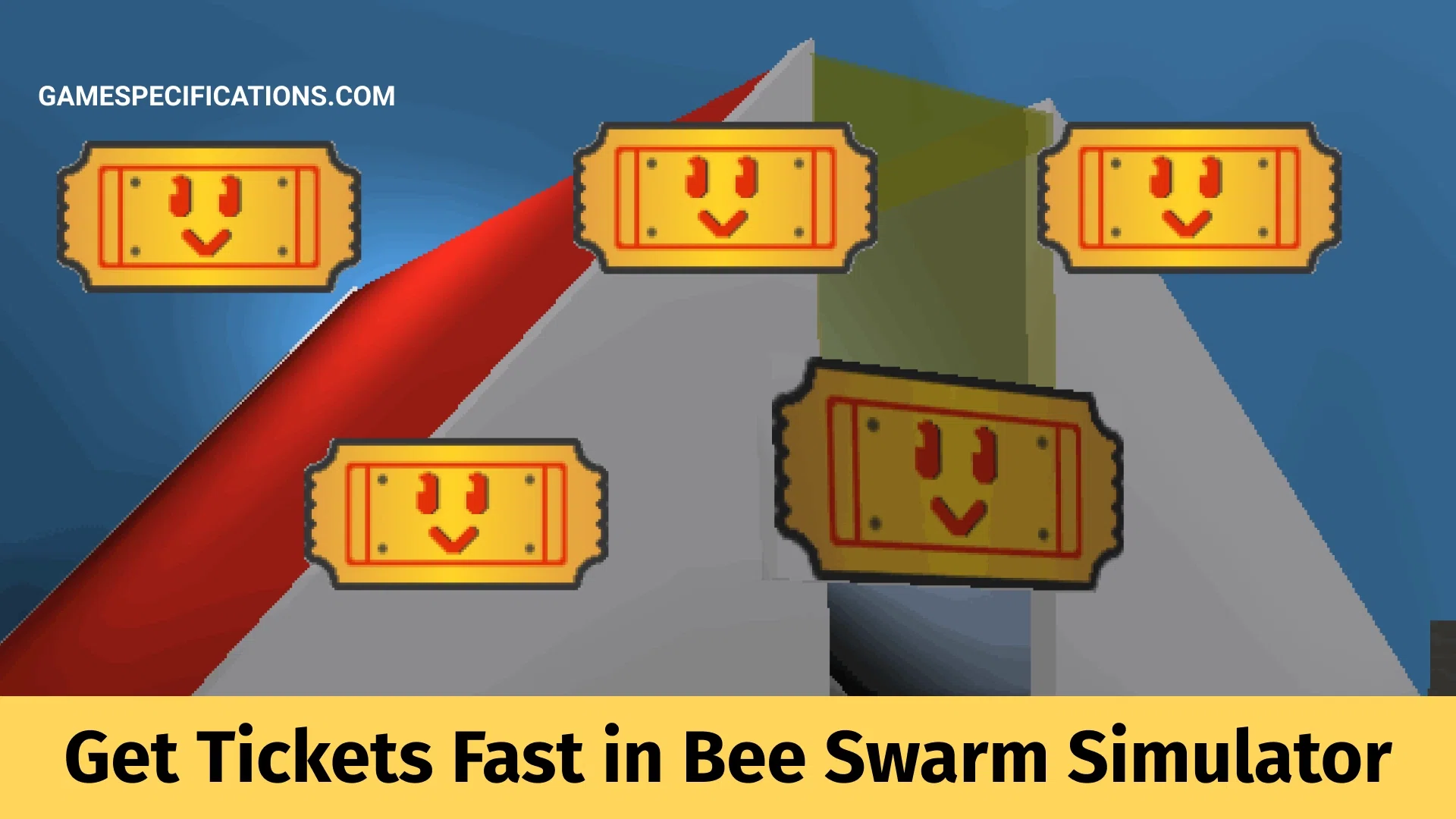 How to get Tickets FAST in Bee Swarm Simulator Roblox (Fastest Ticket  Farming Method) 