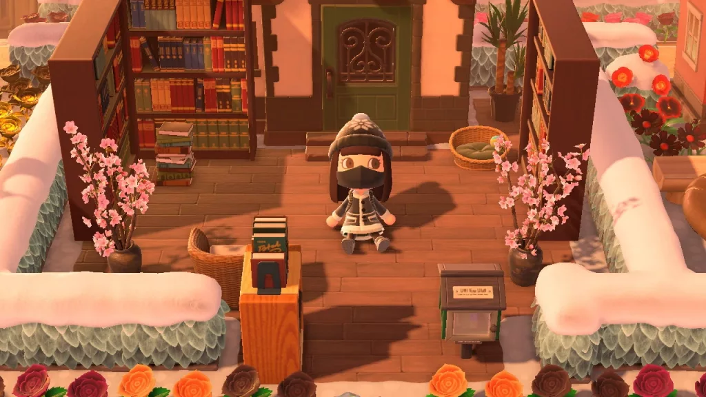 Animal Crossing Book Yard Idea
