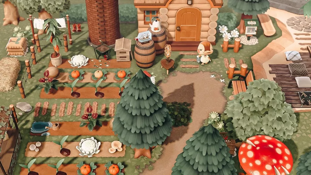 Animal Crossing Farmer's Yard Idea