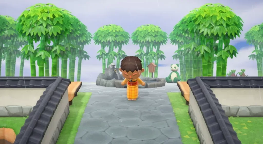 Animal Crossing Meditation Entrance Garden