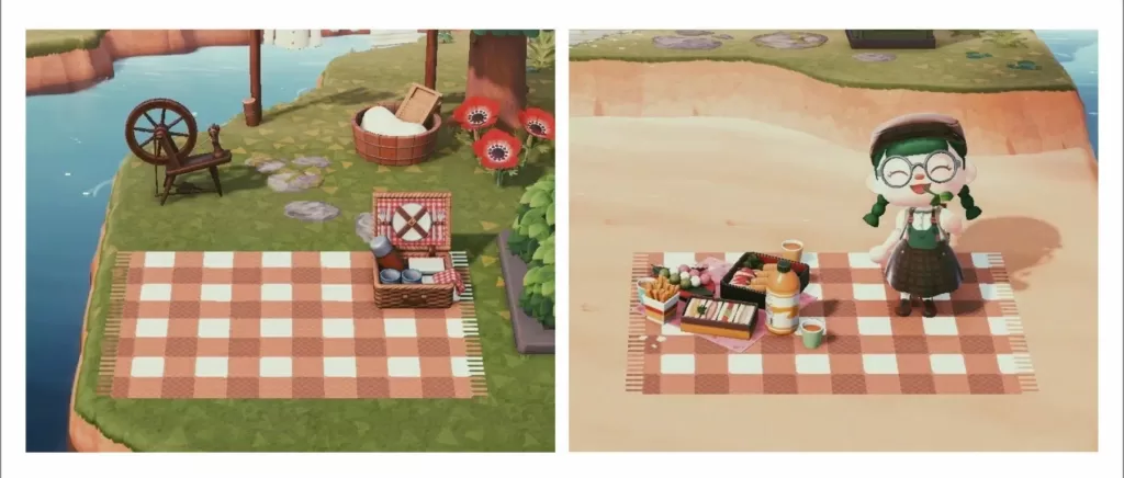 Animal Crossing Overgrown Mushroom circle path design