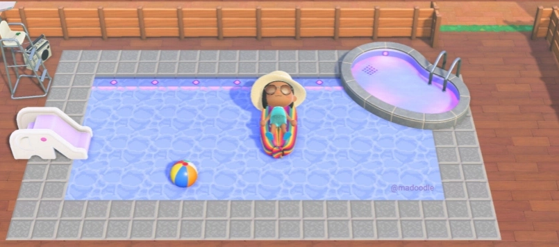 Animal Crossing Island Layouts Spash Pool