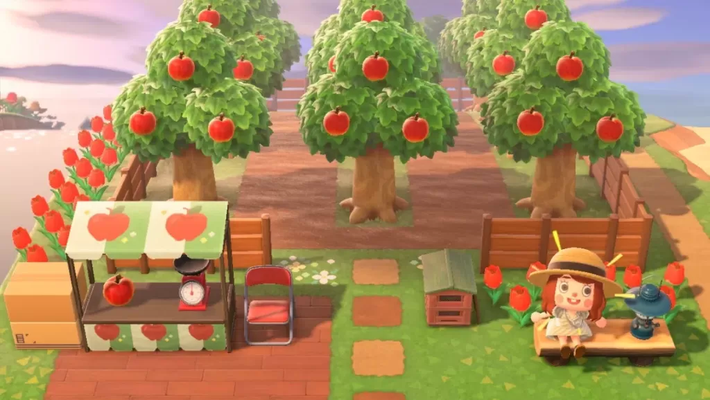 Animal Crossing Zen Yard Area Garden