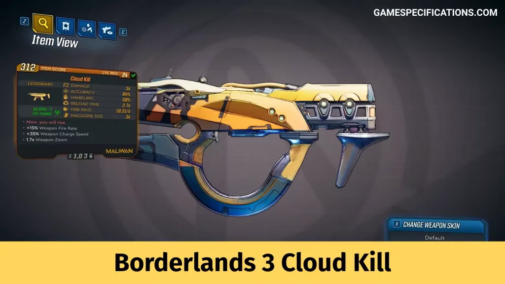 Borderlands 3 Cloud Kill