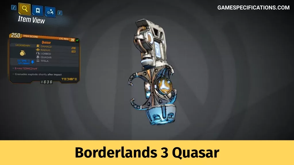 Borderlands 3 Quasar