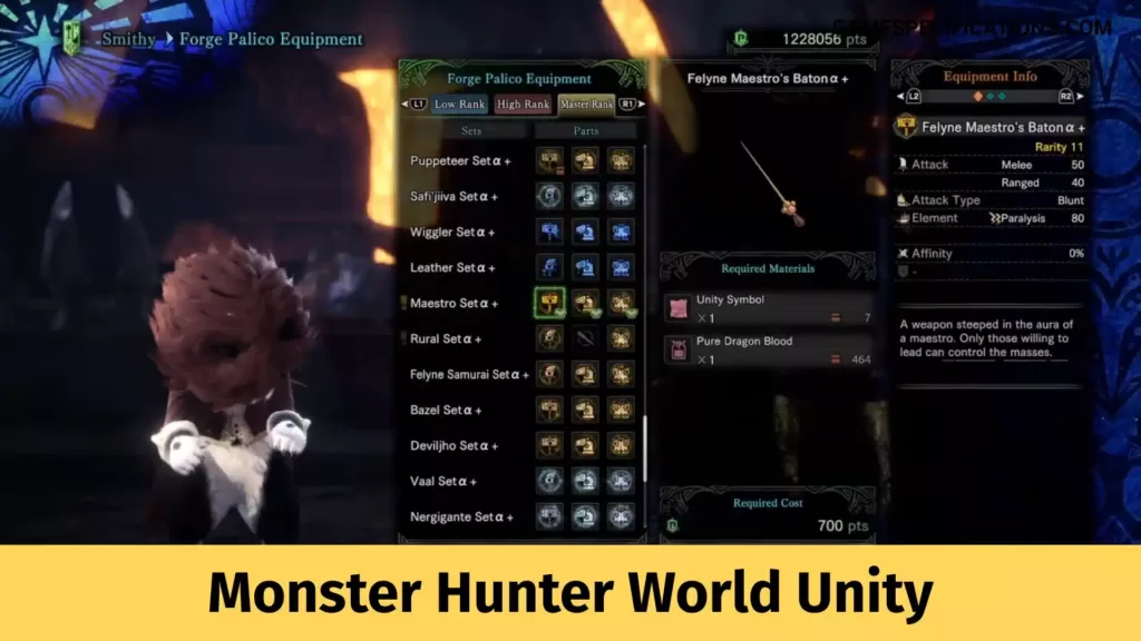 Monster Hunter World Unity