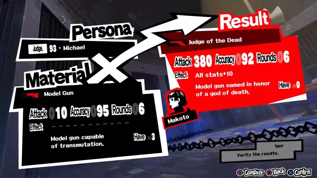 Persona 5 Judge of the dead