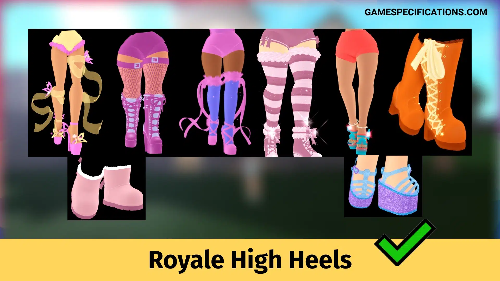 30 Royale High Heels To Look Good Game Specifications