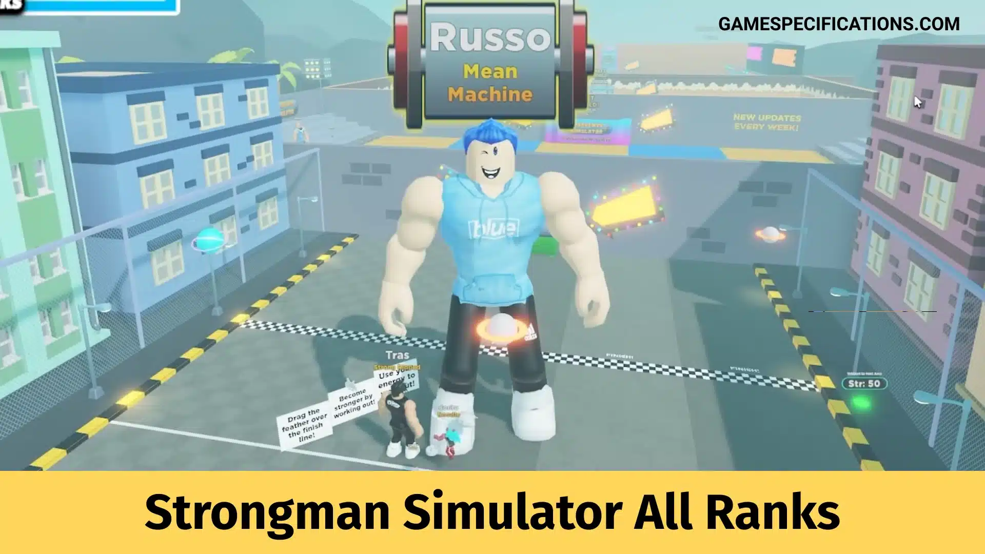 SPACE* UPDATE FREE ENERGY BOOST ALL WORKING CODES STRONGMAN SIMULATOR ROBLOX