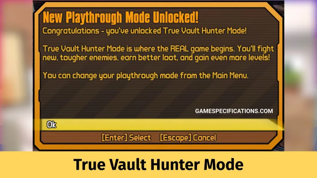 True Vault Hunter Mode