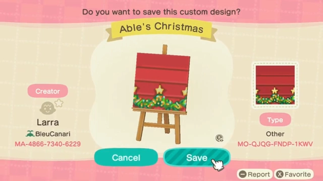 Animal Crossing Able's Christmas