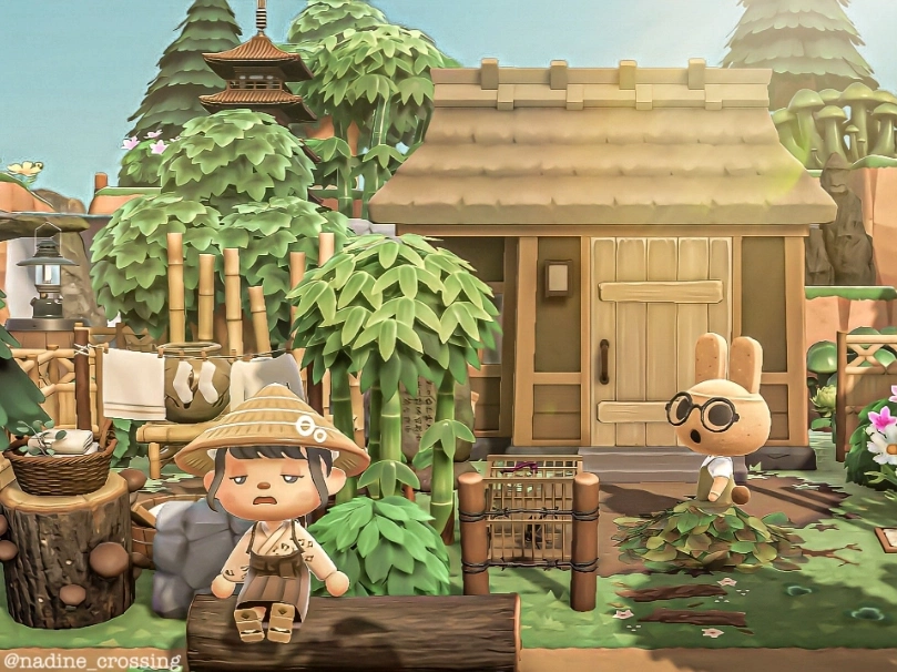 Animal Crossing Bamboo Shed Neighborhood