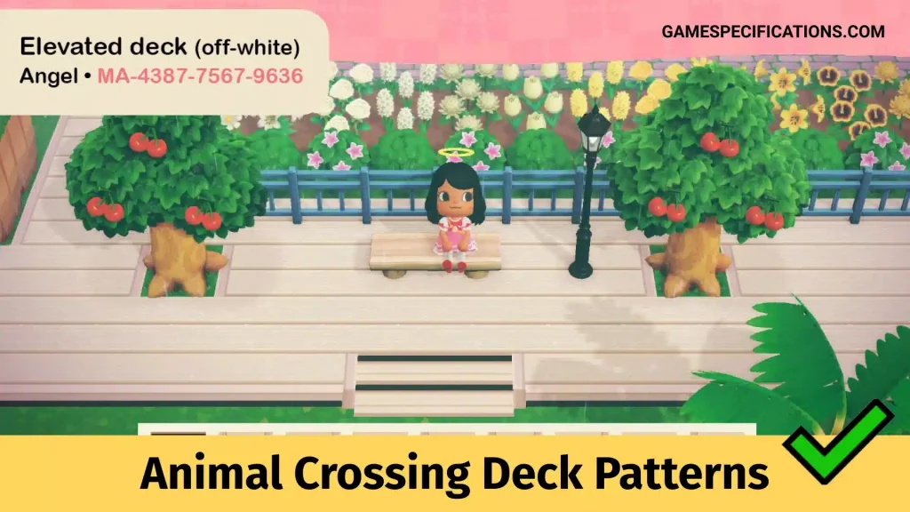 Animal Crossing Deck Patterns