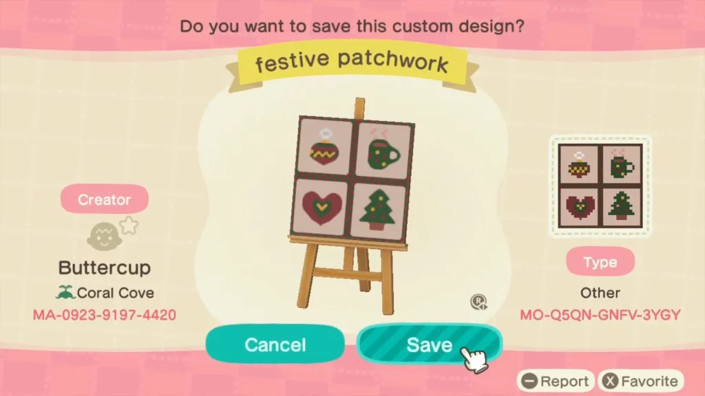Animal Crossing Festive Patchwork