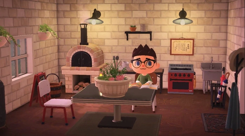Animal Crossing Natural Floral Kitchen