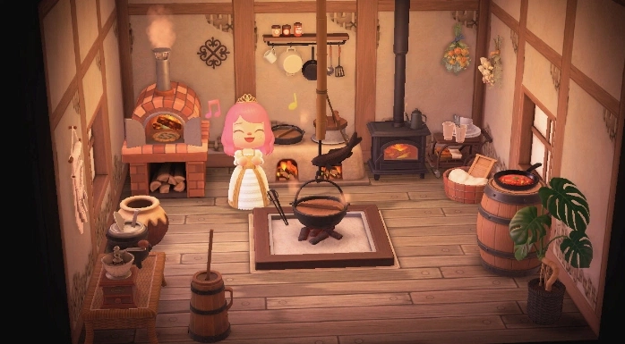 Animal Crossing Skyrim Kitchen