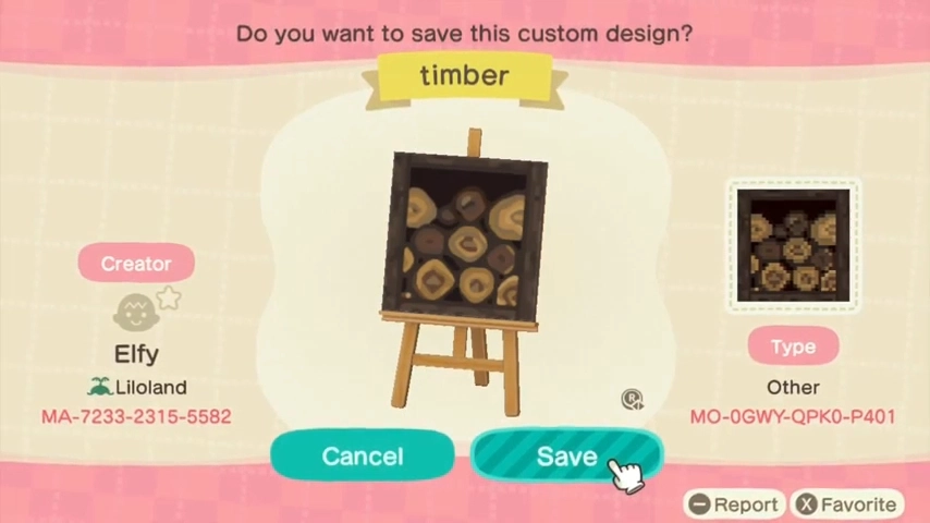 Animal Crossing Timber
