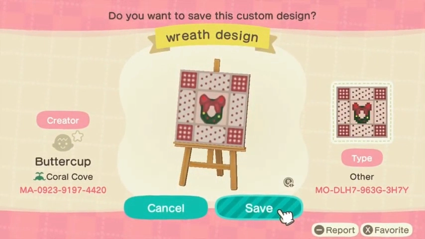 Animal Crossing Wreath Design