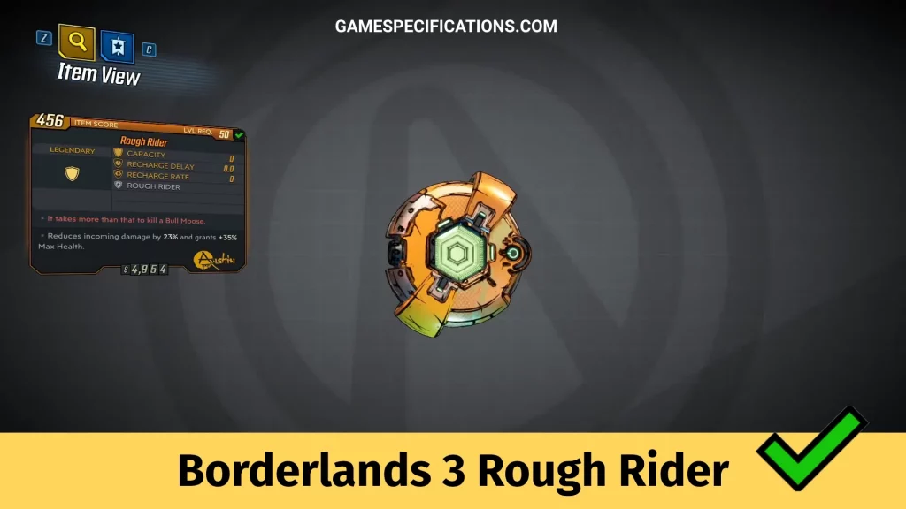 Borderlands 3 Rough Rider