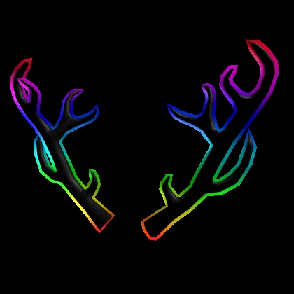 Roblox Cartoony Rainbow Antlers