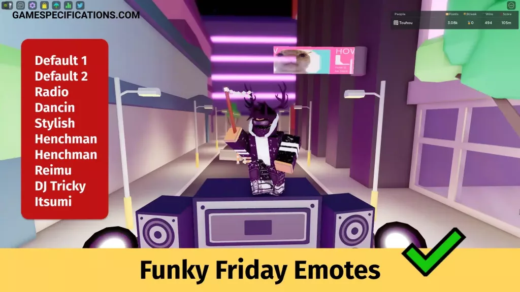 Funky Friday Emotes