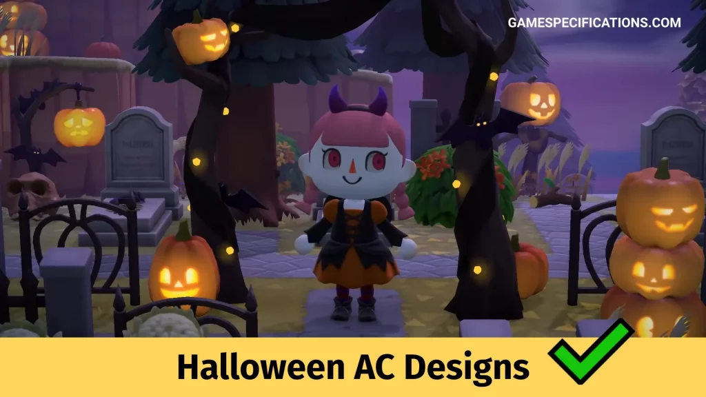 Halloween Animal Crossing Designs