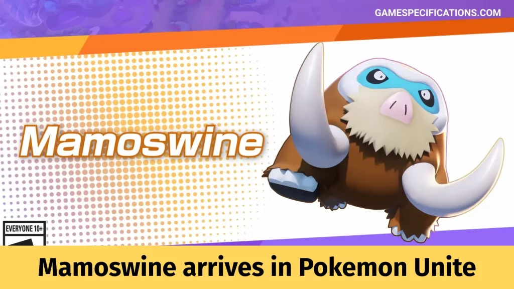 Mamoswine arrives in Pokemon Unite Next Week