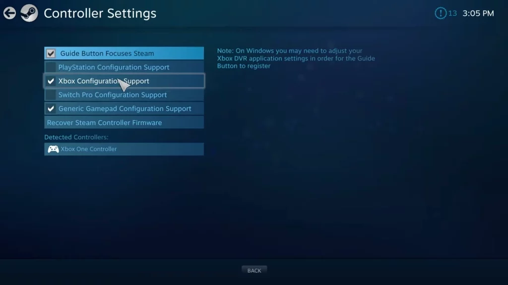 New World Controller Support Settings