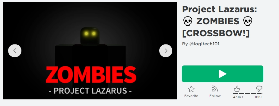 Roblox Project Lazarus: Zombies