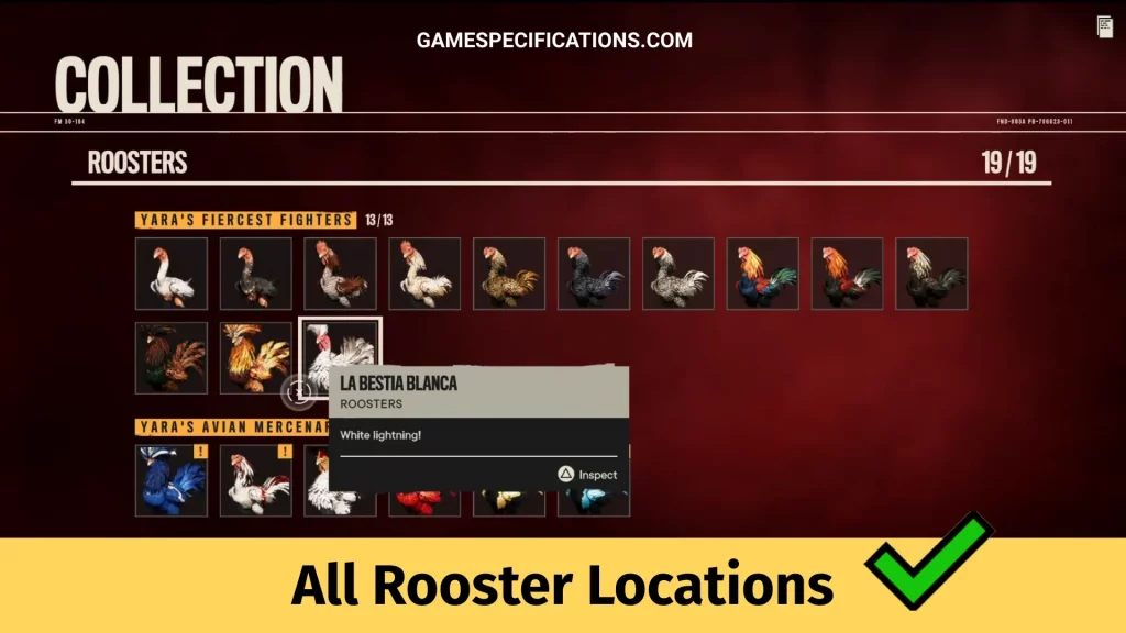 All Rooster Locations in Far Cry 6