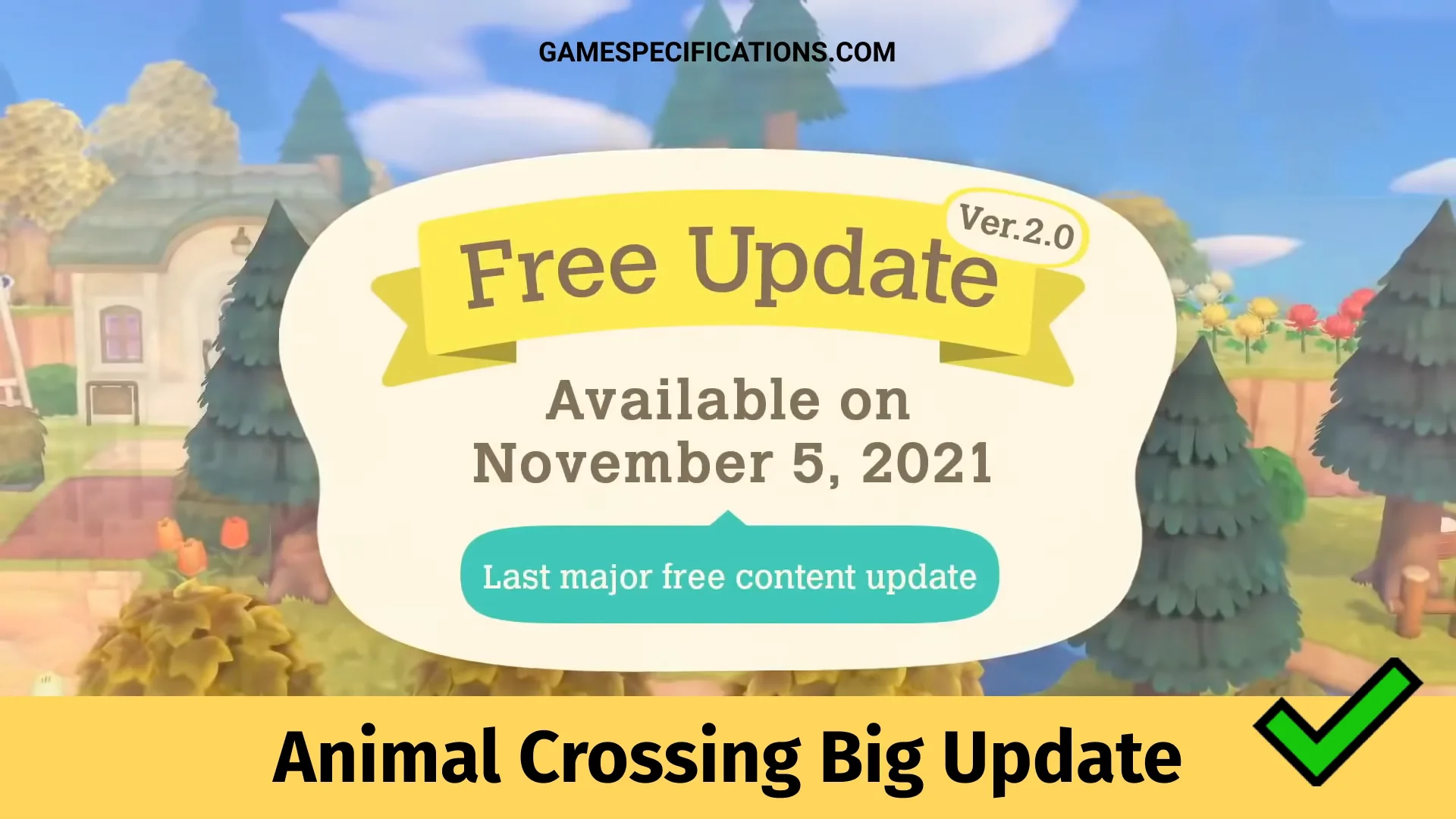 Animal Crossing Big Update Upcoming