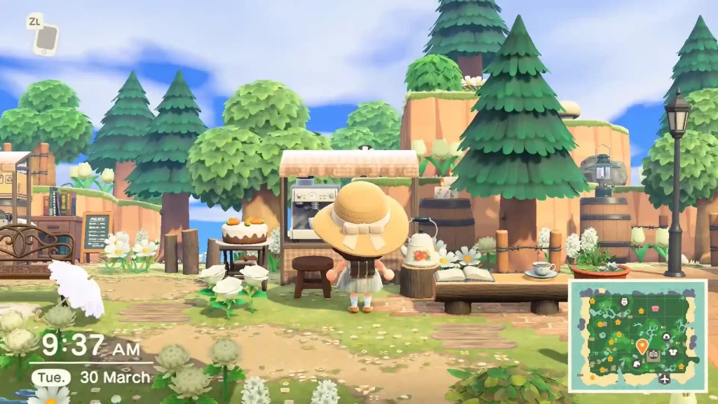 Animal Crossing Coffee Stall