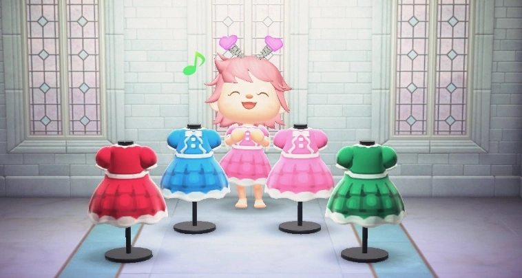 Animal Crossing Colorful Dresses