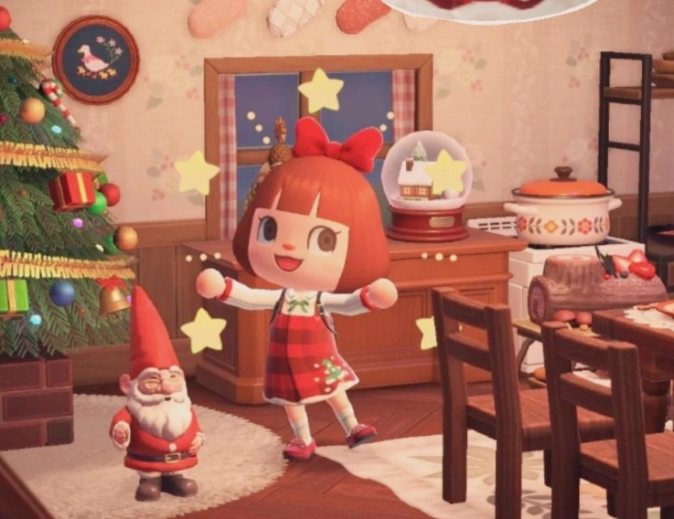 Animal Crossing Elegant Christmas Dress