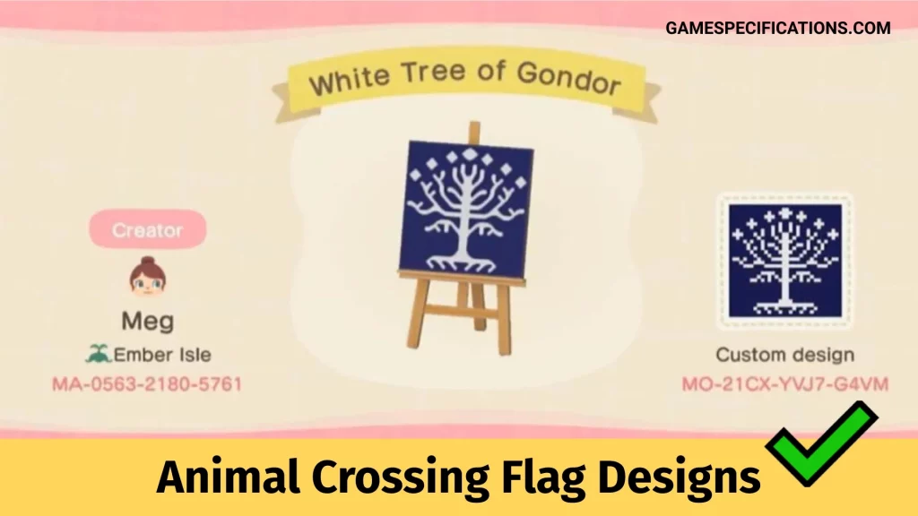 Animal Crossing Flag Designs