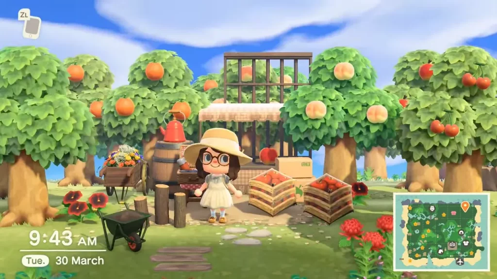 Animal Crossing Fruit Market