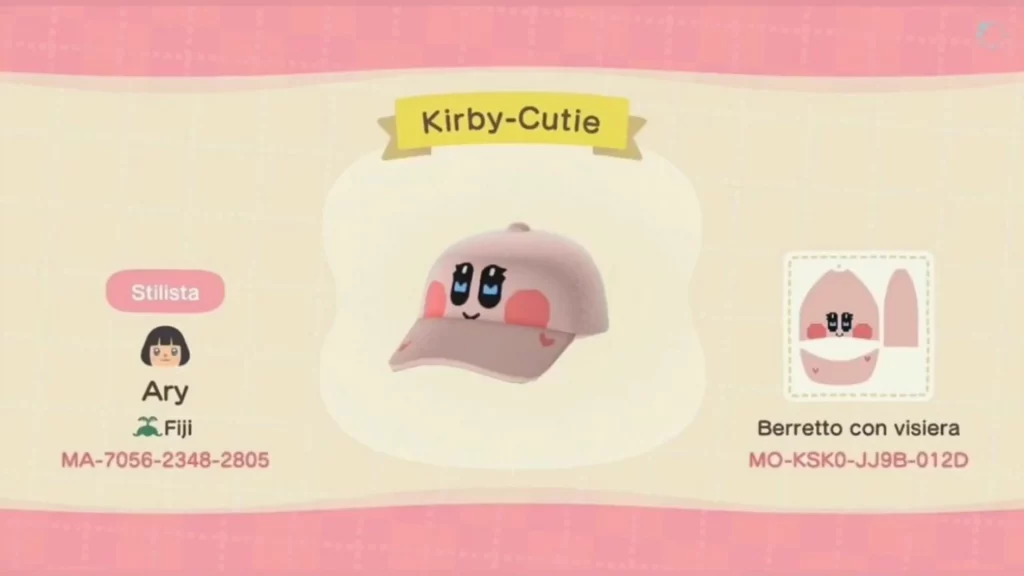 Animal Crossing Kirby-Cutie