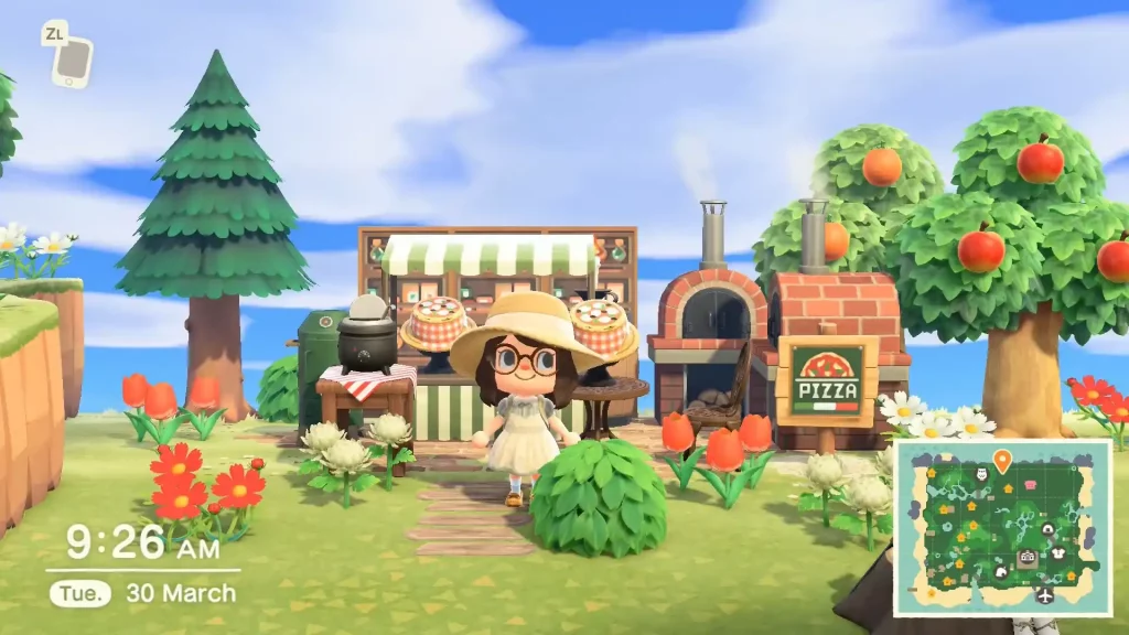 Animal Crossing Pizza Shop