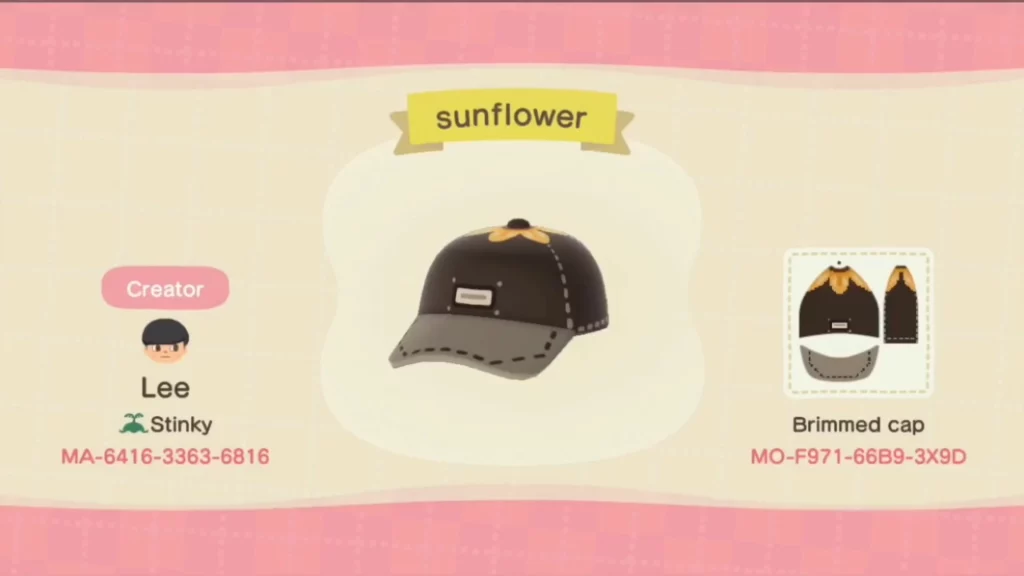 Animal Crossing Sunflower