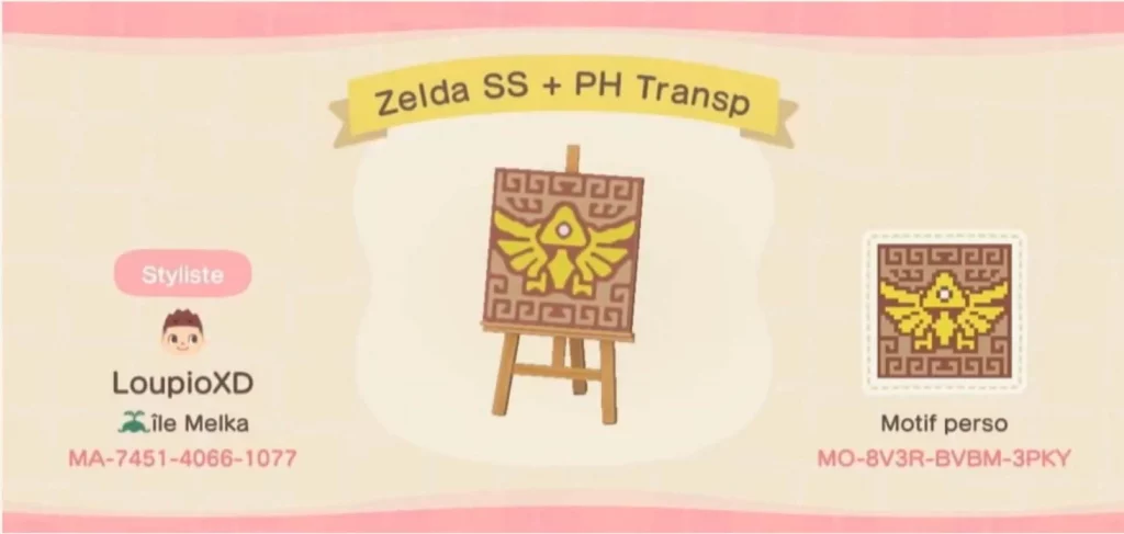 Animal Crossing Zelda SS + PH Transp