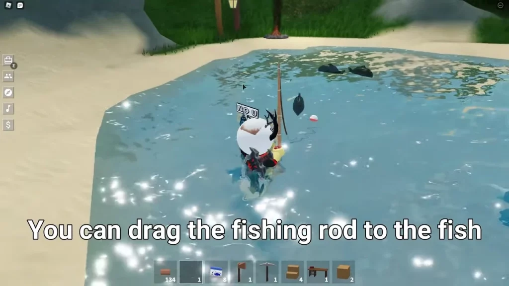 Catching Fish in Roblox Islands