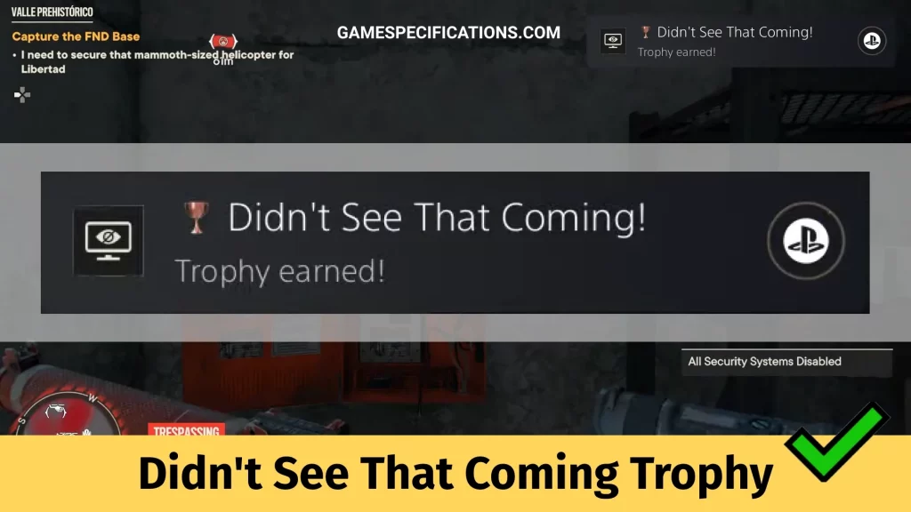 Didn't See That Coming Trophy