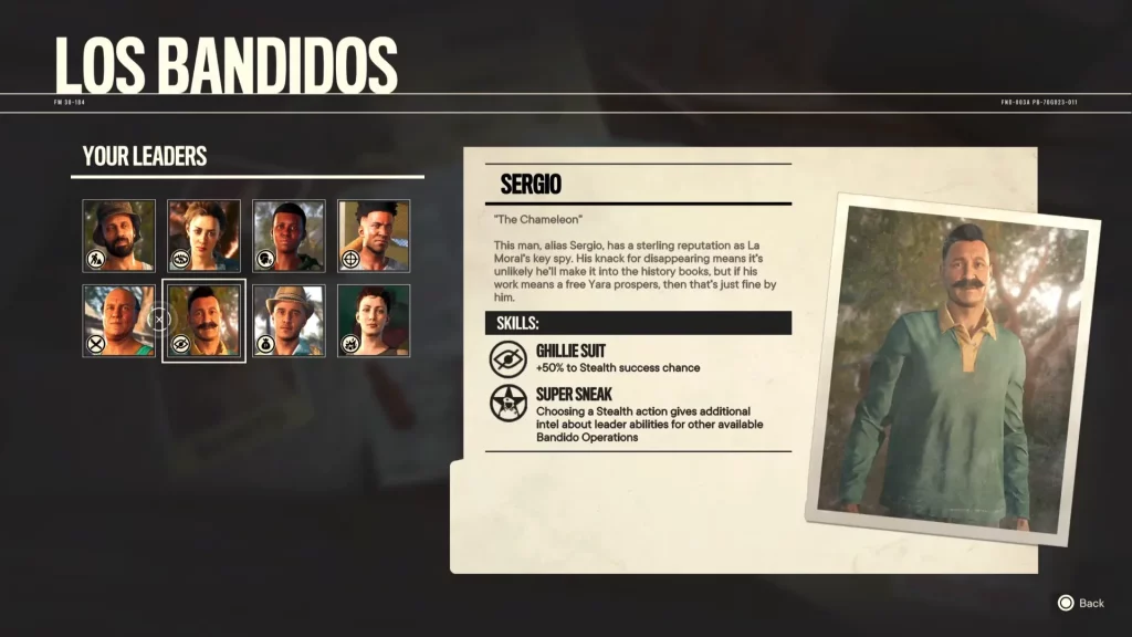 Far Cry 6 Bandido Sergio