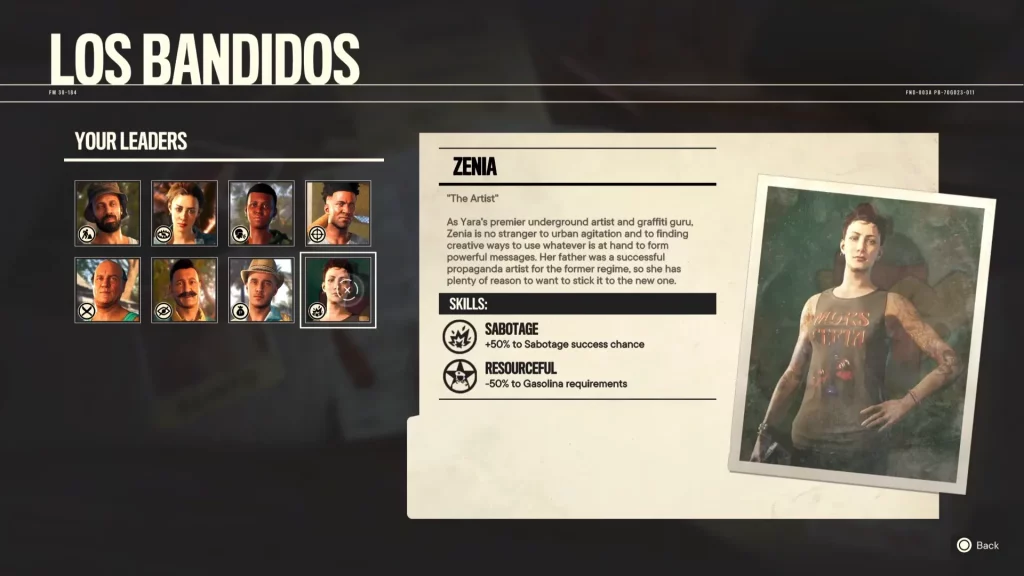 Far Cry 6 Bandido Zenia