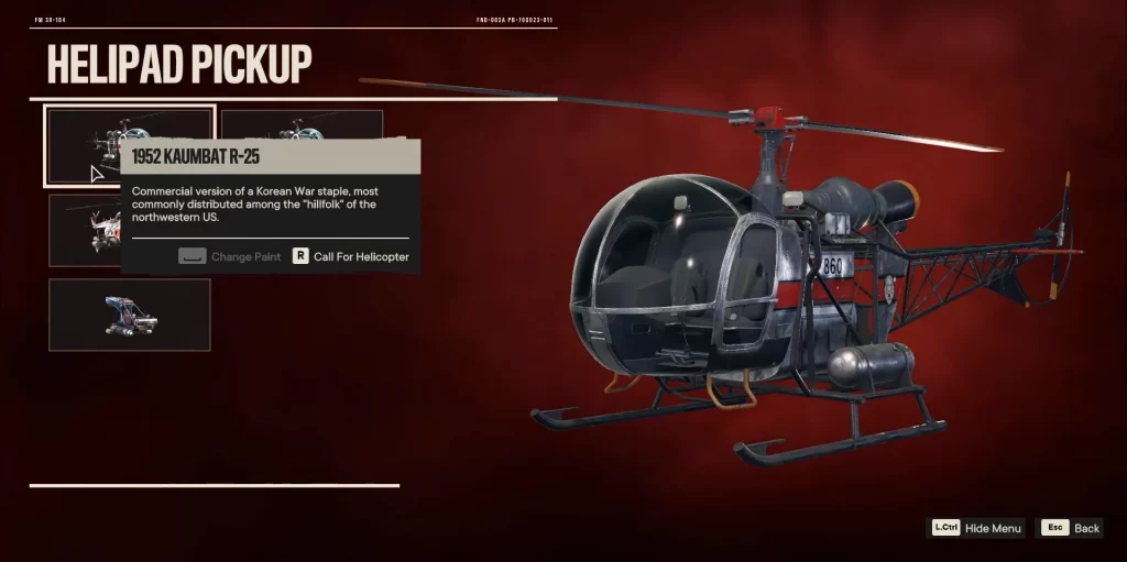 Far Cry 6 Helicopter 1952 Kaumbat R-25 1