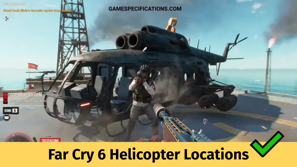 Far Cry 6 Helicopter Locations